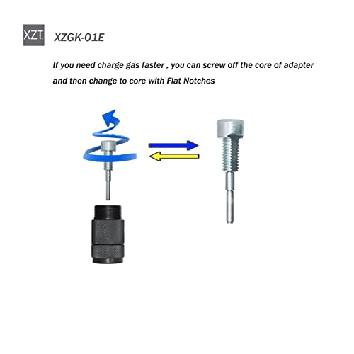 XZT GK-01SD Hydraulic Accumulator Nitrogen Charging System, Nitrogen Pressure Test Kit, Gas Charging Tools - Image 4