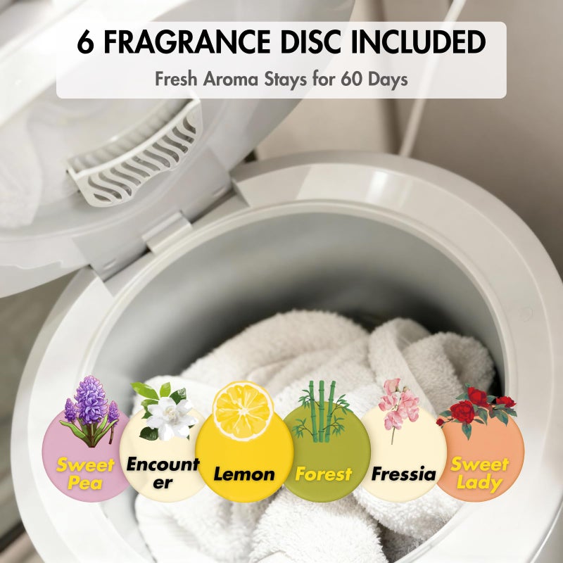 aGratHav Towel Warmers Ultra Large Capacity Bucket Style 450W for Bathroom ETL FCC Certified Fits up to Two 40"x70" Towels, Blankets, Bathrobes with Auto Shut Off - Image 5