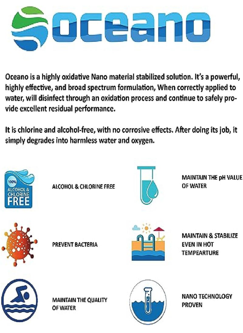 Oceano - Oceano pH Stabilizer - 5ltr - 100% Non Toxic, Safe, Hypoallergenic, Non Caustic & Biodegradable - Image 1