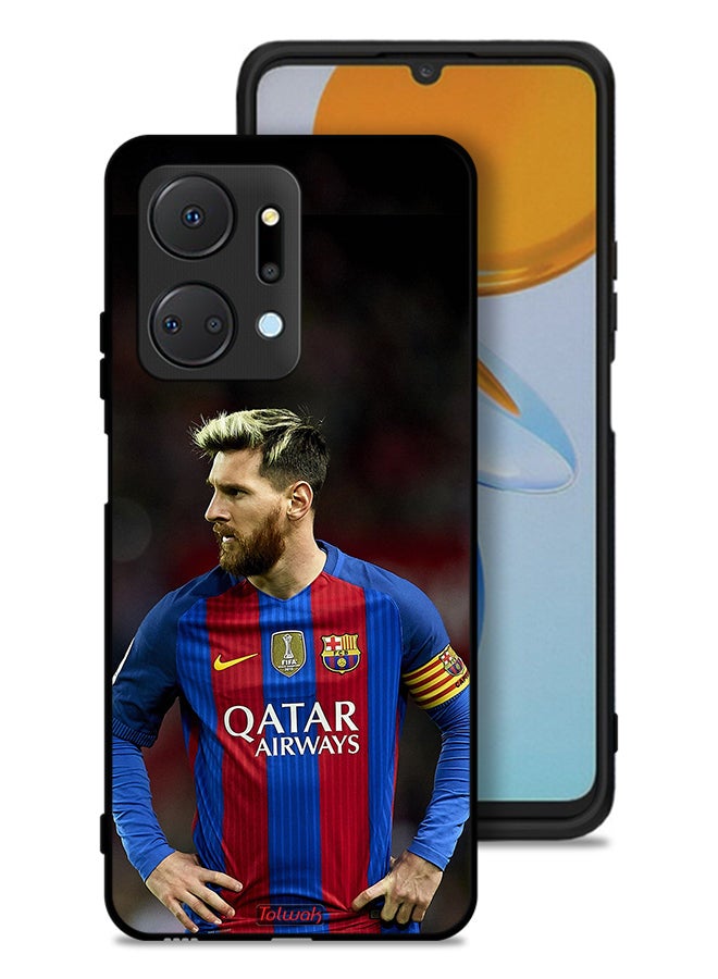 Tolwak Honor X7a Protective Case Cover Messi Barcelona - Image 1