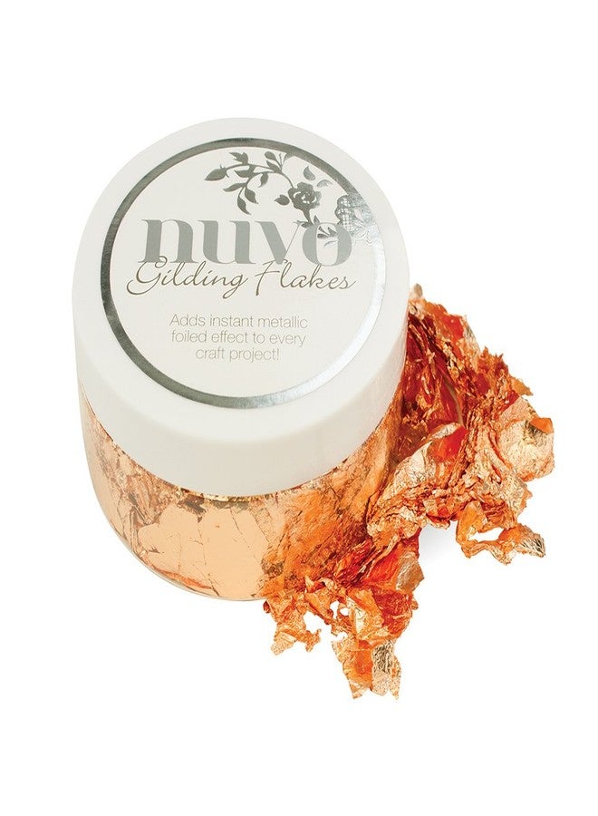Nuvo Tonic Studios Nuvo Gilding Flakes 6.8oz-Sunkissed Copper - Image 4