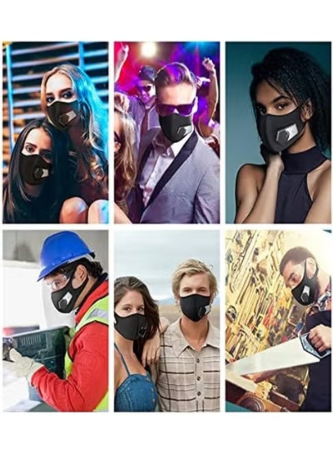 Personal sports portable air purifier: Electric mask specifically designed for running and cycling, intelligent active air delivery, allowing for unrestricted breathing for those with high lung capacity (Black Competition Edition) - Image 5