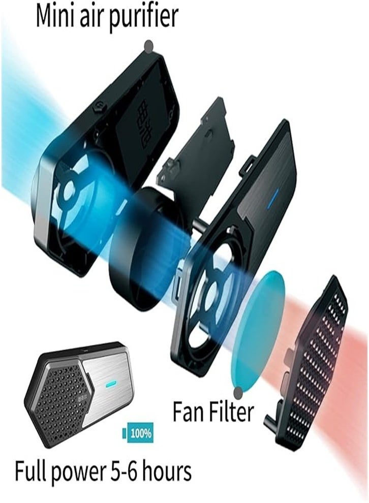 Personal sports portable air purifier: Electric mask specifically designed for running and cycling, intelligent active air delivery, allowing for unrestricted breathing for those with high lung capacity (Black Competition Edition) - Image 3