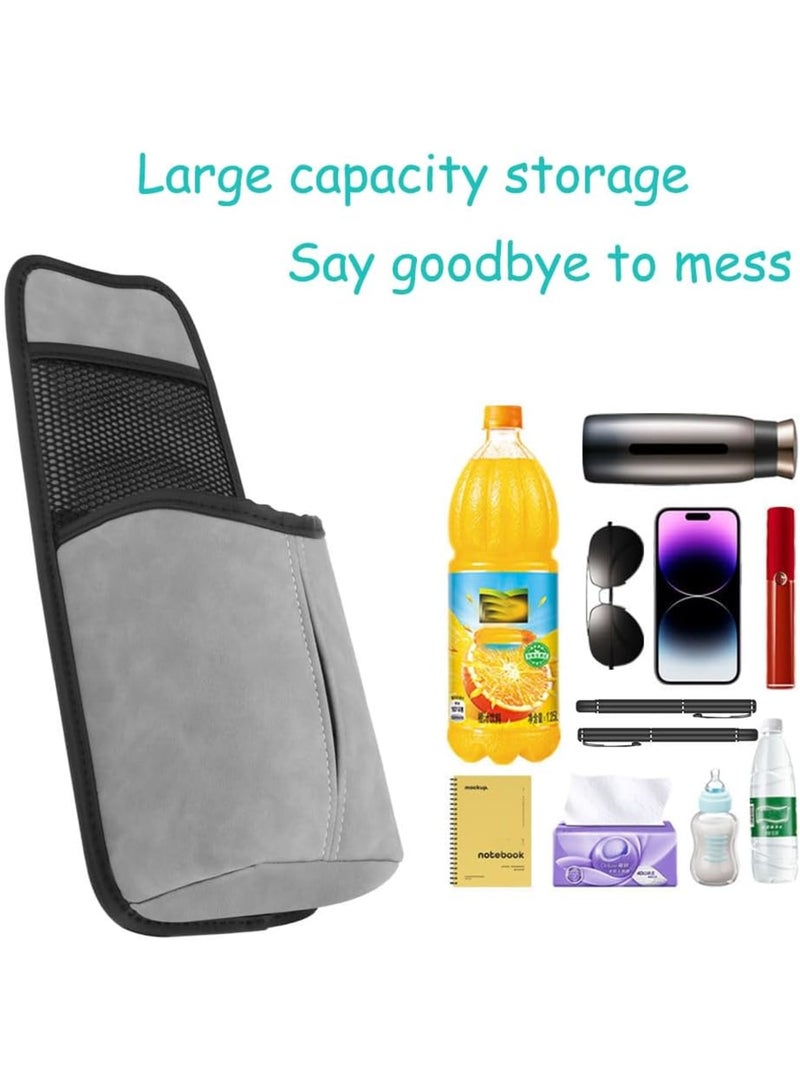 SOLARAE Multifunction Car Seat Side Organizer, Auto Storage Hanging Bag Multifunctional Mesh Pocket Travel Accessories for Cellphones Keys Cards Wallets Sunglasses - Image 3