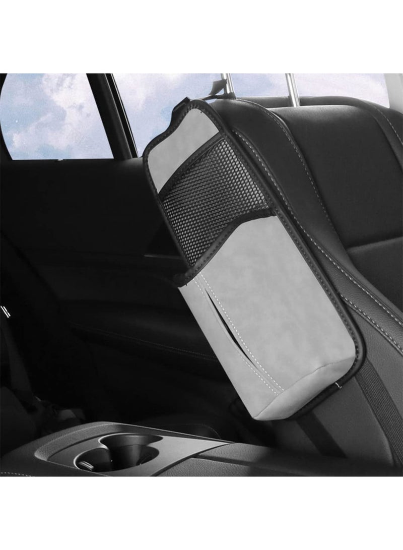 SOLARAE Multifunction Car Seat Side Organizer, Auto Storage Hanging Bag Multifunctional Mesh Pocket Travel Accessories for Cellphones Keys Cards Wallets Sunglasses - Image 2