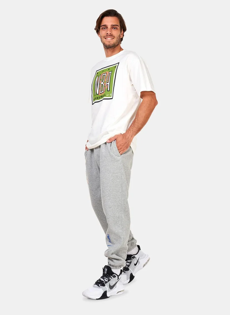 Nike Men's Brooklyn Nets Fleece Courtside Pants