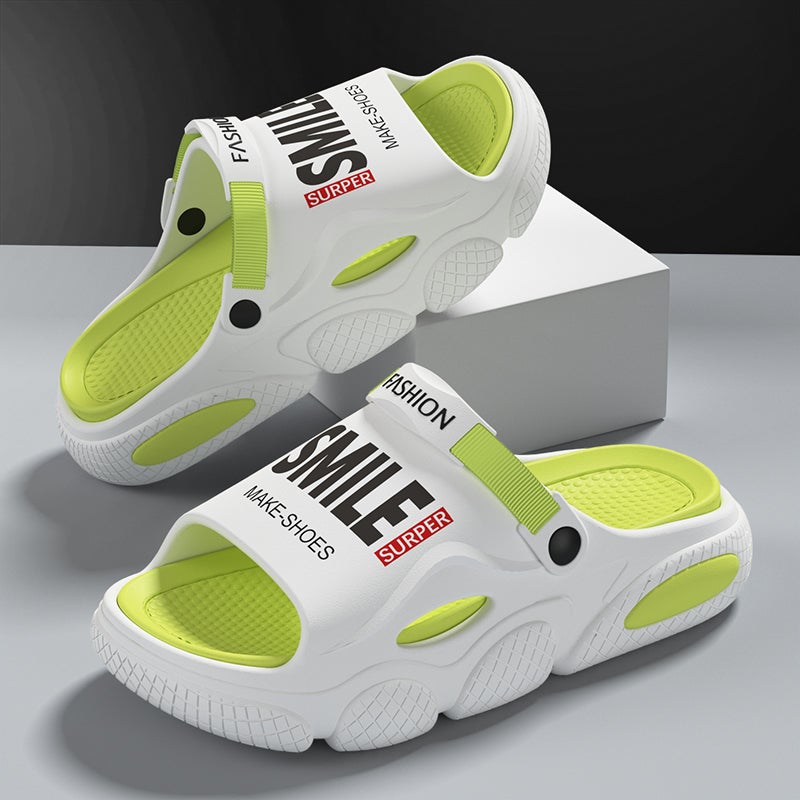 Men''s 2025 New Summer Thick-Soled Ins One-Shoe Dual-Purpose Sandals for Men to Wear Outdoors - Image 1