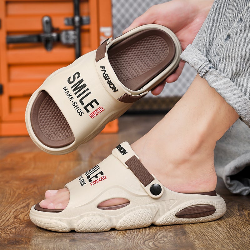 Men''s 2025 New Summer Thick-Soled Ins One-Shoe Dual-Purpose Sandals for Men to Wear Outdoors - Image 4