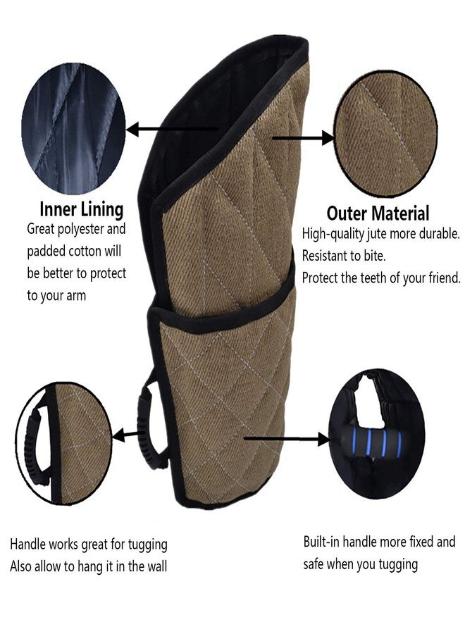 Morezi Dog Bite Sleeve Training Large Dogs, Fits Pitbull German Shepherd, K9, IPO, Best for Young Dogs Puppy Playing Biting Tugging Toy Interactive Play - Black Trim - Image 4