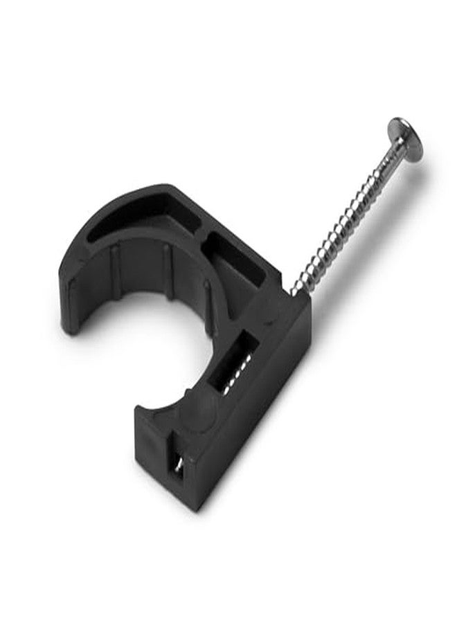 أوتي مشبك أنابيب نصف رمادي من Oatey 33910 (12 مشبكًا متضمنًا في كيس بلاستيكي)، 0.5 بوصة، مع مسامير، بدون مقاس - Image 4