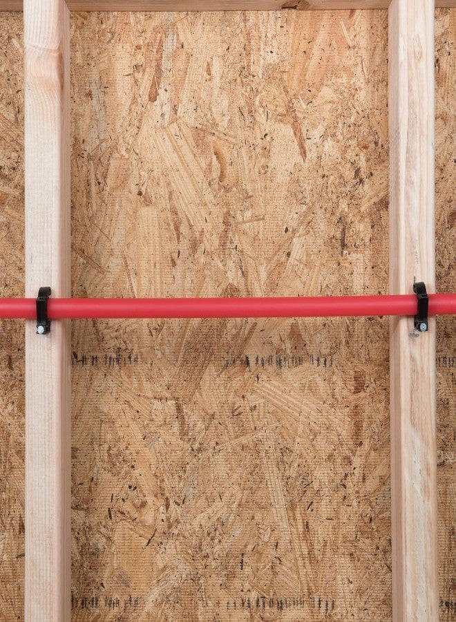 أوتي مشبك أنابيب نصف رمادي من Oatey 33910 (12 مشبكًا متضمنًا في كيس بلاستيكي)، 0.5 بوصة، مع مسامير، بدون مقاس - Image 5