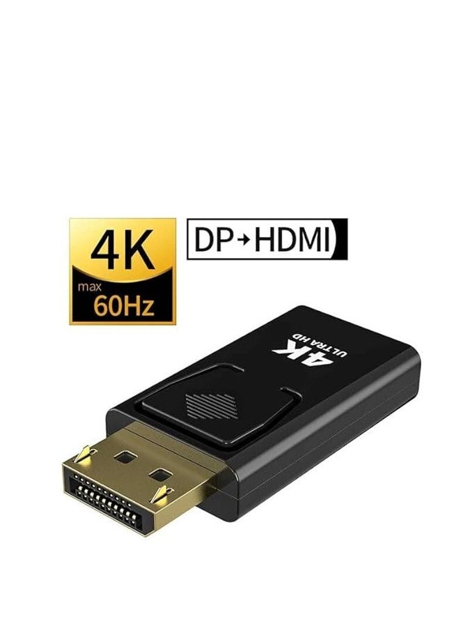 كيندكس محول Keendex kx 2273 DisplayPort (DP) ذكر إلى HDMI أنثى 4K - black-result.feed.gl_electronics-size  - Image 4