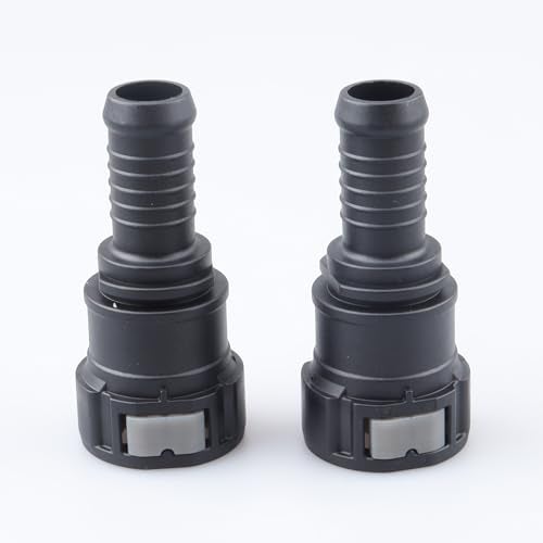 AC PERFORMANCE Fuel Quick Release Connector Female 58 Tube to Male 916 Barb Fit for Rubber Hose Pack of 2 - Image 1