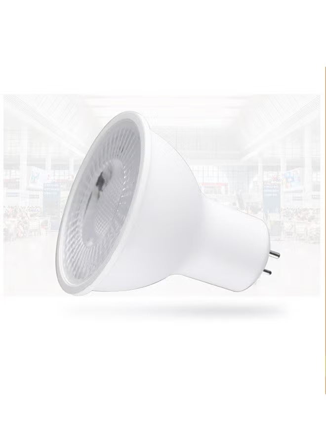 عبوة من 10 لمبات LED MR16، قاعدة GU5.3 ثنائية السنون، 7 وات (ما يعادل 70 وات) 3000 كلفن دافئ للإضاءة الكاشفة، والإضاءة الغائرة، وإضاءة التتبع، 240 فولت - Image 2