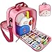 amiumuca Carrying Case Compatible with Little Tikes Story Dream Machine Books Starter SetKids Toys Storage Case for Little Tikes for Storybook Audio Play Characterwith Handle and Shoulder Strap - Image 3