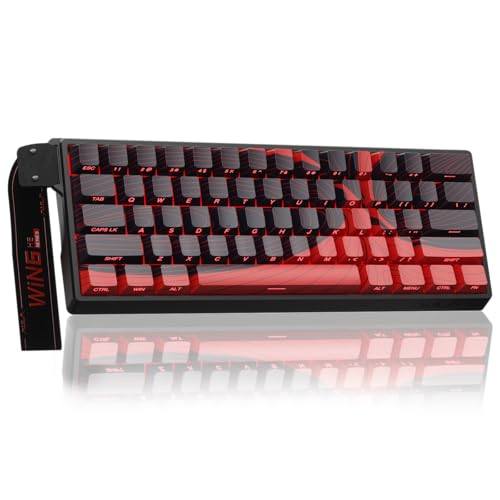 CORBOBO AULA WIN60 HE MAX - 60% Mechanical Gaming Keyboard Wired, Hall Effect Magnetic Switches Hot Swappable, Adjustable Actuation Rapid Trigger Mode, 8000 Hz Polling Rate, 60 Percent Keyboard Compact Design - Image 1