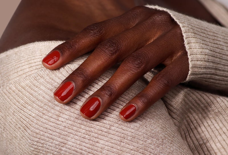 LONDONTOWN lakur Nail Polish - Chip-Resistant, Non-Toxic, Conditions & Hydrates Nails | Glossy Umber Red, You Autumn Know, .40 fl oz - Image 3