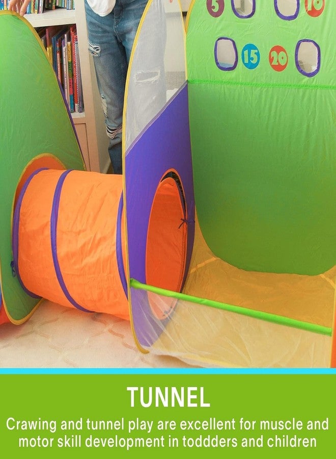 Alvantor® Kids Tent Play Tent Fun Toss It Game Zone 3-in-1 Pop Up Play Tunnel Indoor Outdoor Great Game & Toy Gift for Children (Include 4 Balls) - Image 5