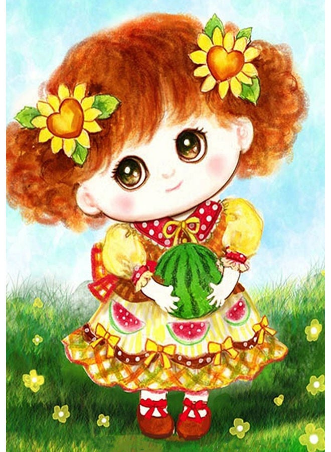 NIBEMINENT DIY Oil Painting On Canvas Paint Home Wall Decor Multicolour - Image 1