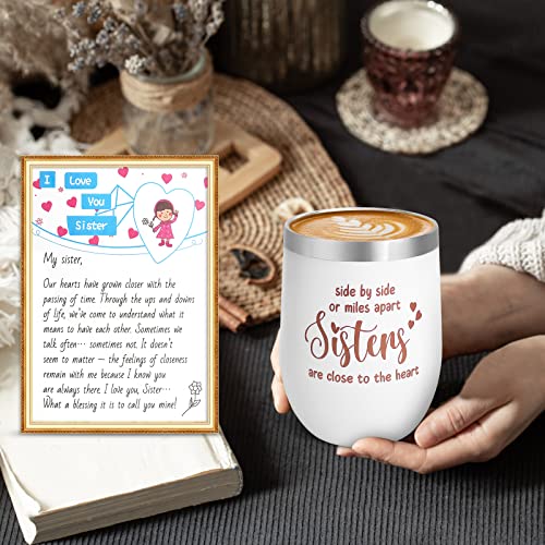 Frerdui Sister Birthday Gifts, Sisters Gifts from Sister, 9PCS Unique Gift for Sisters Gift Baskets Ideas for Christmas, Birthday, Mothers Day, Valentines Day - Image 3