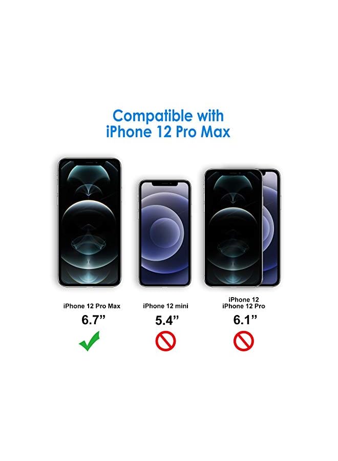 Jetech Privacy Screen Protector For Iphone 12 Pro Max 6.7-Inch, Anti Spy Tempered Glass Film, 2-Pack - Image 4