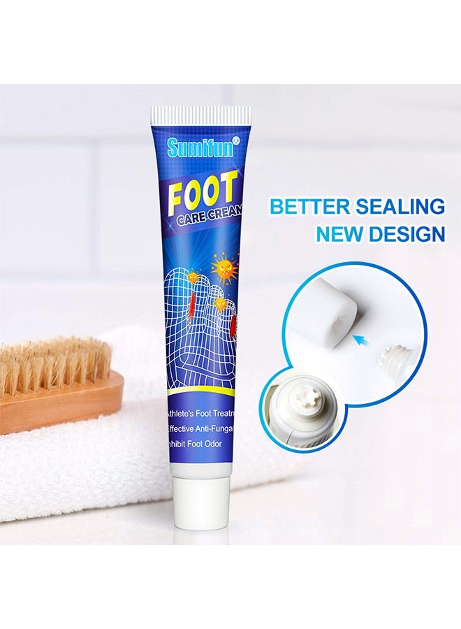 سوميفون كريم العناية بالقدم, كريم القدم برائحة القدم للرياضيين, كريم مضاد للفطريات, كريم مضاد للبكتيريا لقدم الرياضيين, علاج التعقيم إصلاح العناية بالقدم المضادة للعدوى 20 جرام - Image 4