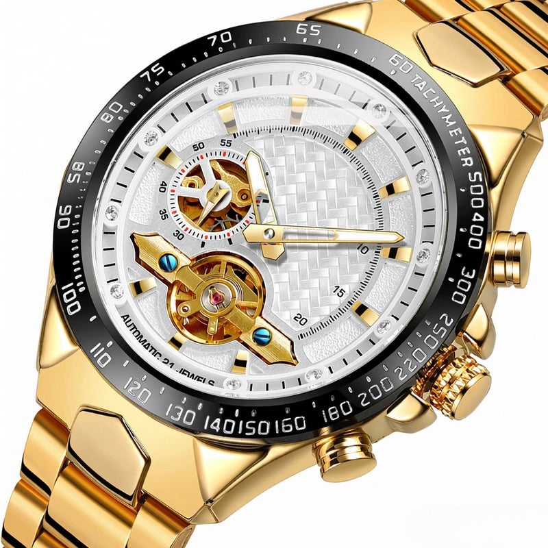 Men's Automatic Mechanical Watch Luminous Display Business Casual Wristwatch for Men - Image 2