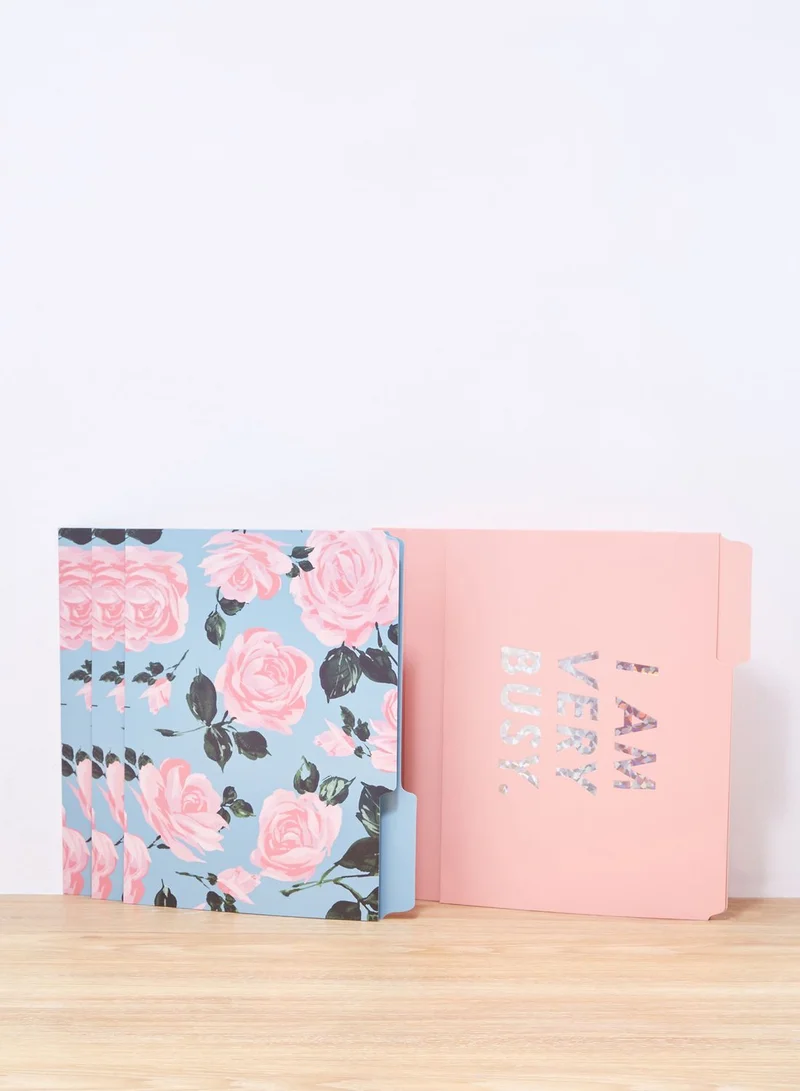 ban.do I Am Very Busy File Folder Set