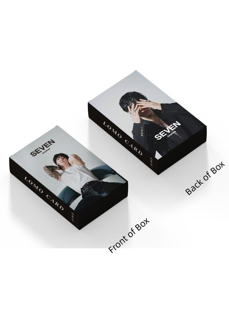 Seven 55 Piece BTS Kpop Bangtan Boys Jungkook Solo Photo Seven New Album Lomo Card  - Image 3