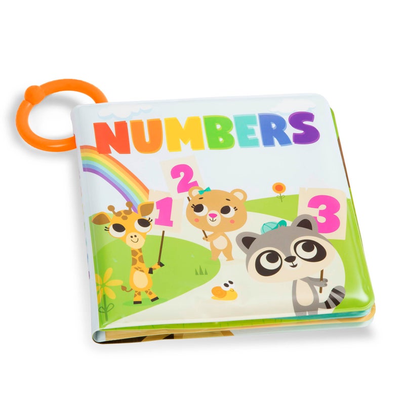 B. toys - Baby Bath Book - Educational Book for Babies - Book About Numbers - Waterproof Bathtub Toys - 6 Months + - Tub Time Books - Numbers - Image 1