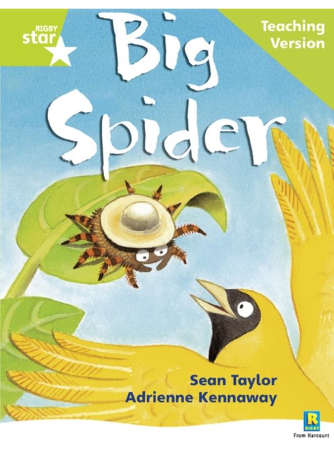 Rigby Star Phonic Guided Reading Green Level: Big Spider Teaching Version 