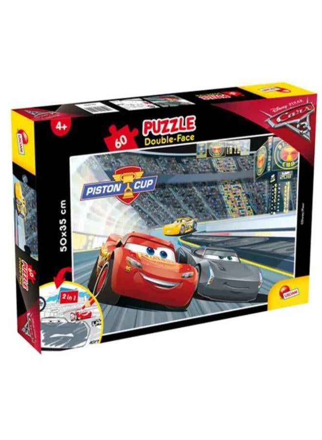 Lisciani Cars Double-Face Maxi Puzzle - 60 Pieces - Image 1