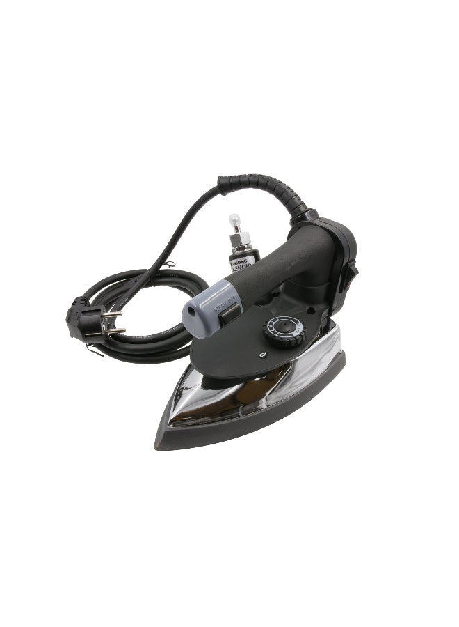 Silver Star ES-300 220 Volt Gravity-Fed Steam Iron - Hanging Bottle Gravity Feed Steam Iron with Non-Stick Laminate Sole Plate, Demineralizer Cartridge & Silicone Iron Rest - Image 2