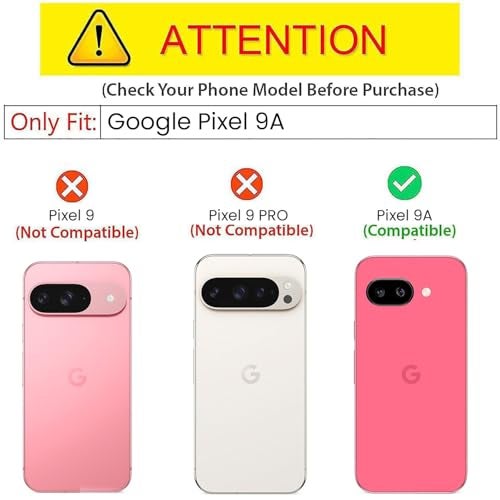 Kapa Soft Fabric & Leather Hybrid Protective Back Cover for Google Pixel 9A | Shockproof Slim Hard Anti Slip Back Case (Black,Brown) - Image 2
