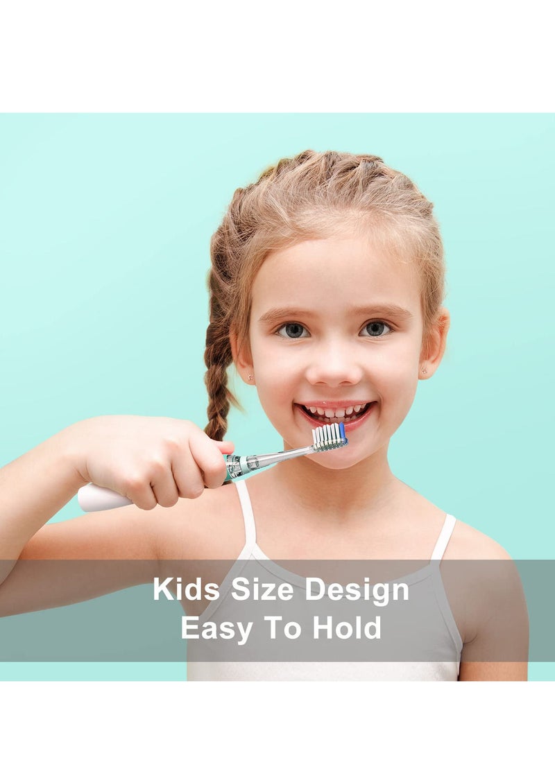 Seago - Kids Electric Toothbrushes Sonic Toothbrush, Soft Battery Powered Tooth Brush With Smart Timer,Waterproof Replaceable Deep Clean For Kids(Age of 3+)，Travel Toothbrush - Image 1