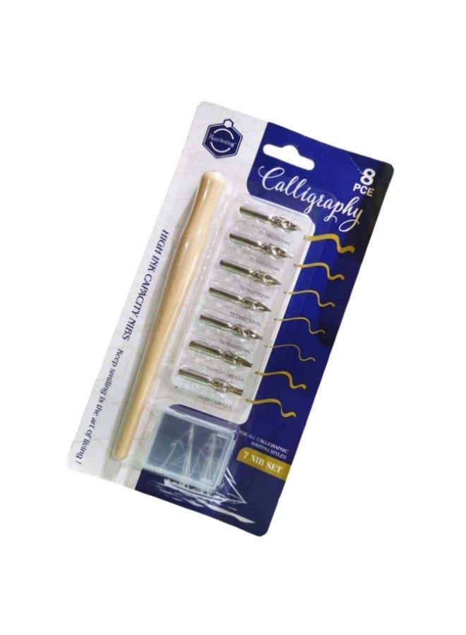Keep Smiling Keep Smiling-Calligraphy Pen Set of 8 pcs 