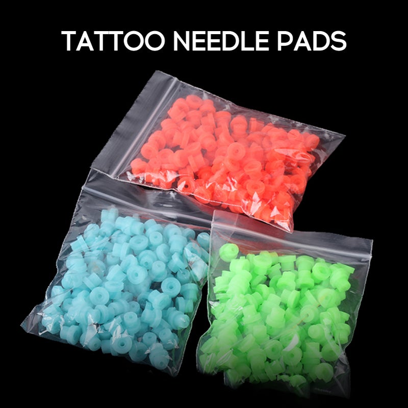 100Pcs/bag Tattoo Needle Pads Silicone Needle Pad Soft Wear-resistant Tattoo Equipment Tattoo Accessories - Image 2