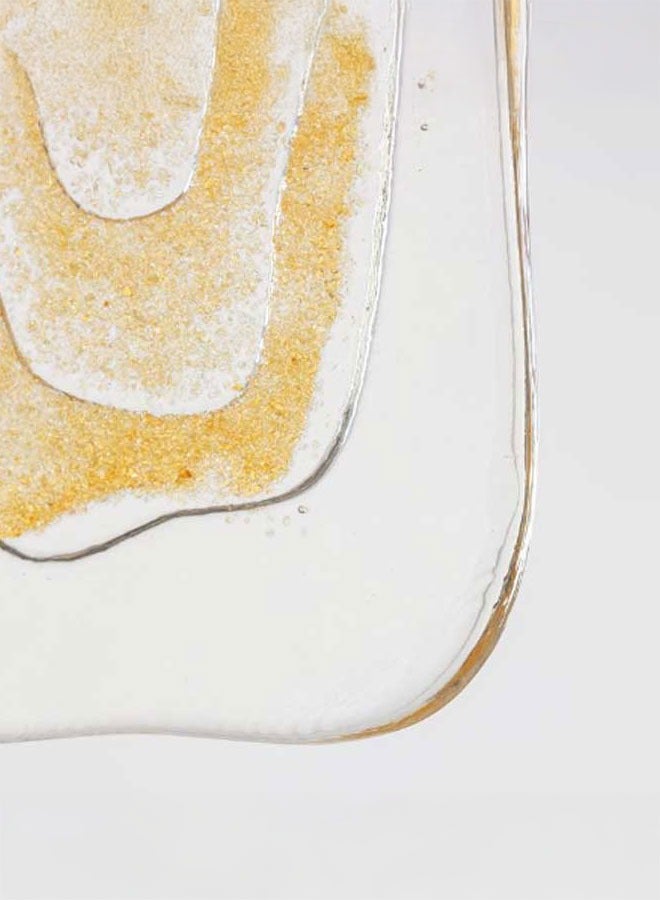 إنارة سيرة نارة معلقة مفردة قزاز وذهبي 12 سم ورملايت 3 وات OM8201011 - Image 4