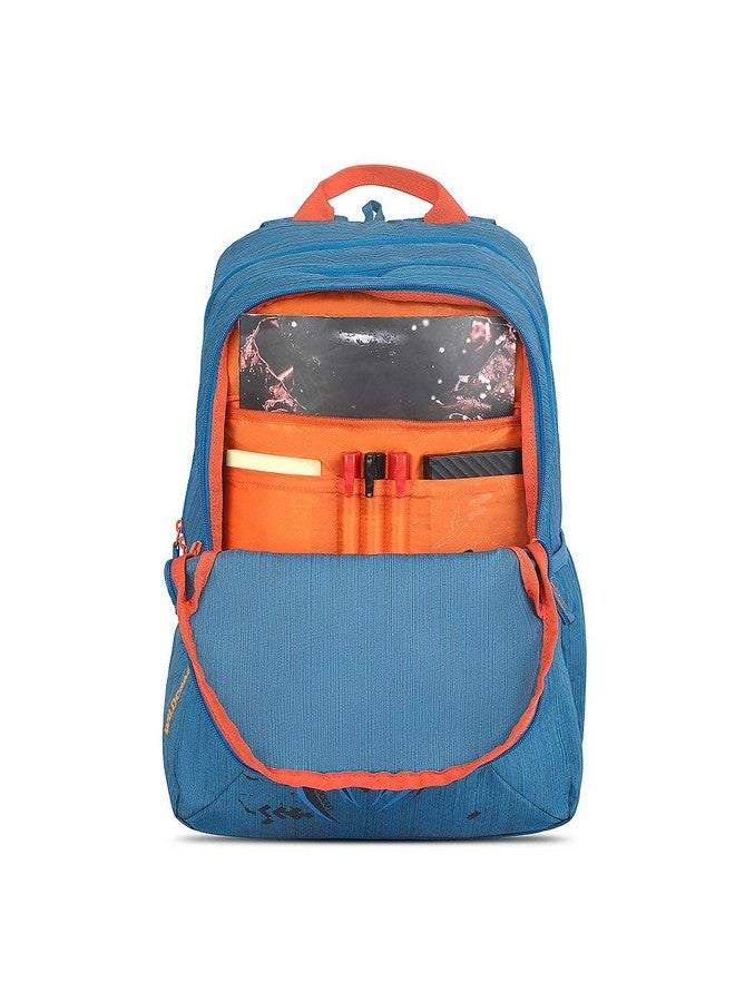 Wildcraft 44 Ltrs Blaze 3 Bike Top Blue Standard 4 Compartment Backpack (12274_Tiger_Blue)(Hxwxd : 19X13.5X10.5)(Inches) - Image 5