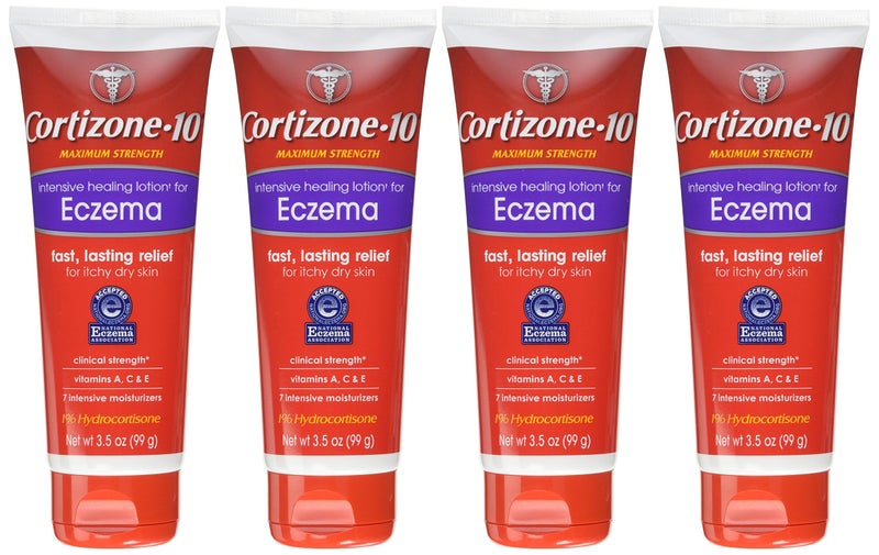 Cortizone 10 Intensive Healing Eczema Lotion 3.5 Oz (4 Pack)