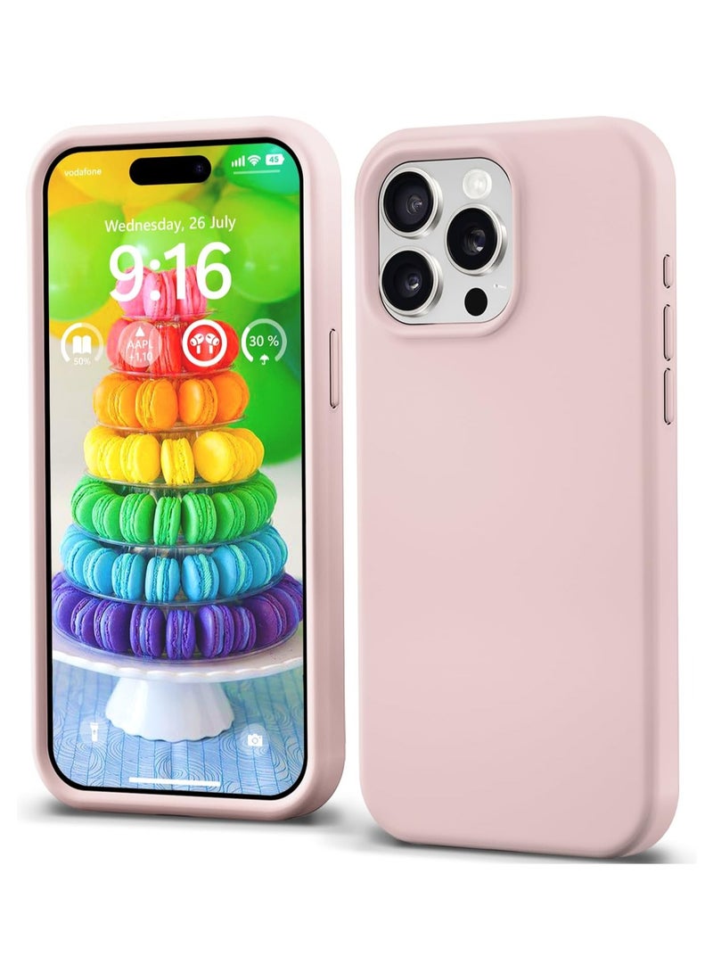 BORTONY iPhone 15 Pro Case Cover 6.1 inch Liquid Silicone iPhone 15 Pro Cover Anti Scratch with Inside Microfiber Lining Shockproof Protective Case for Apple iPhone 15 pro - Image 1