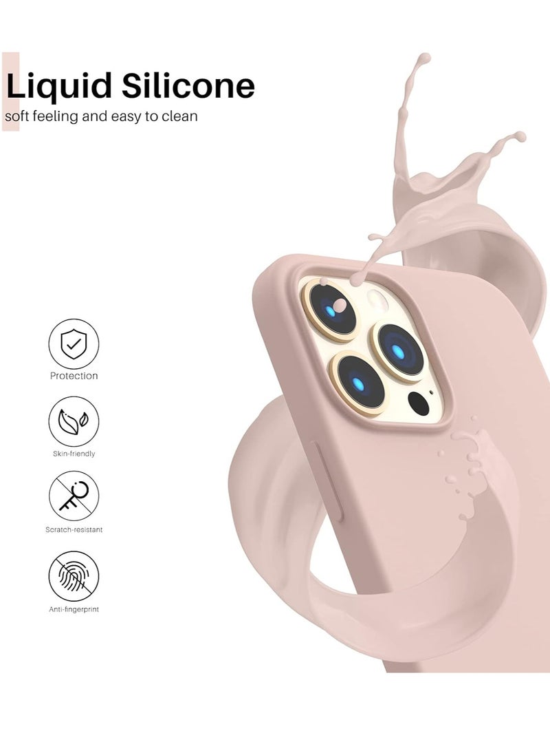 BORTONY iPhone 15 Pro Case Cover 6.1 inch Liquid Silicone iPhone 15 Pro Cover Anti Scratch with Inside Microfiber Lining Shockproof Protective Case for Apple iPhone 15 pro - Image 3