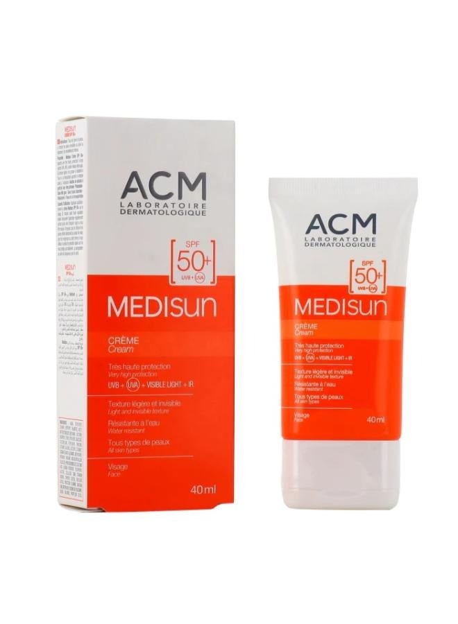 أيه سي أم MEDISUN SPF 50+ CREAM 40ML