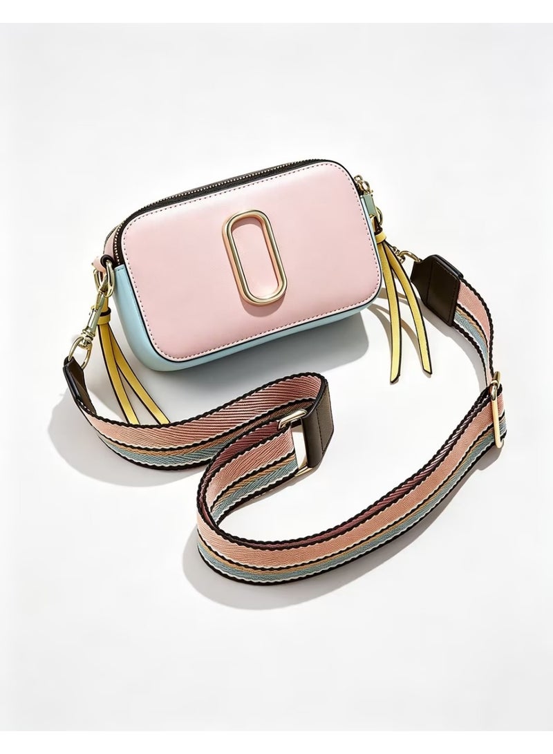 REOCLE Women's Crossbody Bag Shoulder Bag with Adjustable Wide Strap Square Camera Crossbody Purse HandBag Simple - Image 2