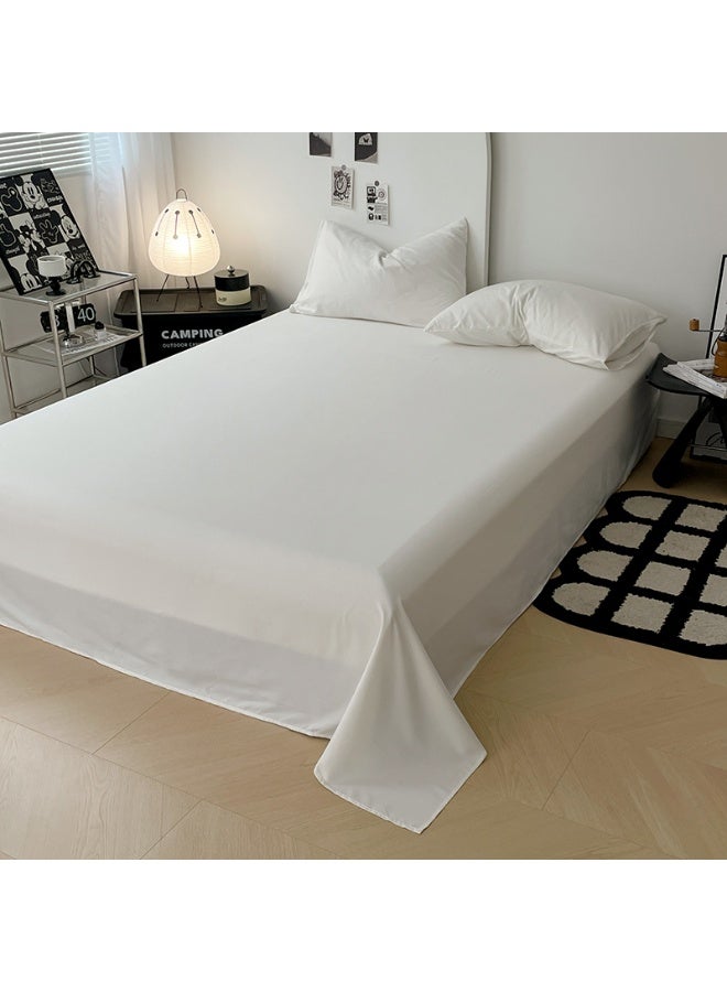 4PCS Duvet Cover Sets, Queen Bedding Quilts Sets Bed Cover, Bedding Set, Including Comforter, Sheet Duvet Cover and 2 Pillows Comforter Sets 200x230cm (White) - Image 3