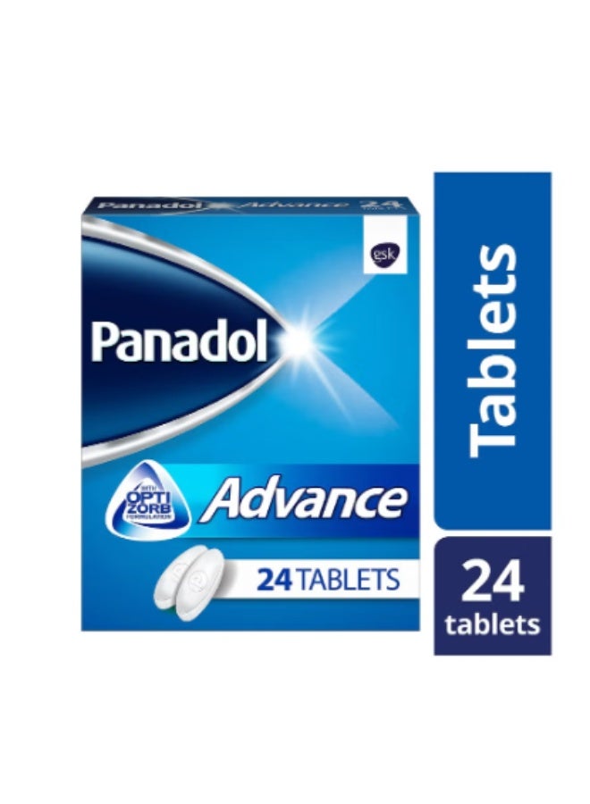 بانادول أقراص أدفانس 24 قرصًا - Image 2