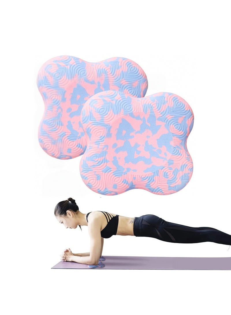 2 PCS Yoga Knee Pads Anti Slip Yoga Support Foam Pads for Women and Men, yoga kneeling pad for Protecting Knees Elbows Wrist Hands - Image 1