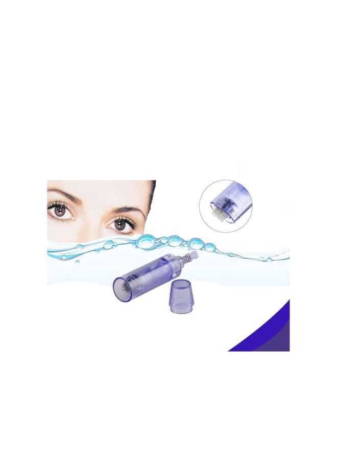 إسكدنيا رؤوس خرطوشة قلم الإبر الدقيقة بديلة إلتيما A1 مكونة من 15 قطعة شفاف/أزرق - Image 2