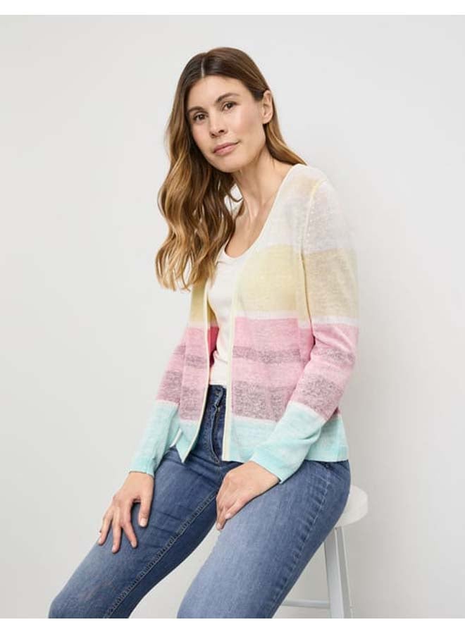 GERRY WEBER Open cardigan with colour blocking - Image 4