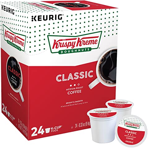 Krispy Kreme Classic, Single-Serve Keurig K-Cup Pods, Medium Roast Coffee, 24 Count - Image 1